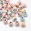 Tennis Craft Style Acrylic Beads SACR-R886-05-1