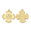 Brass Enamel Pendants KK-C223-20G-3