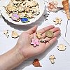 50 Pcs Unfinished Blank Wooden Slices for Painting Arts WOOD-CJC0011-17B-4
