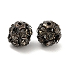 Gunmetal Brass Rhinestone Beads RB-F035-05B-01-2