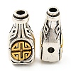 Rack Plating Tibetan Style Alloy 3 Hole Guru Beads PALLOY-Q454-01B-2