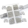 20G Stainless Steel Micro Beads MRMJ-YW0001-065B-P-1