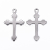 Tarnish Resistant 304 Stainless Steel Cross Pendants STAS-G179-11P-2