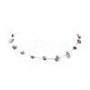 Natural Mixed Gemstone Chips Beaded Necklace NJEW-JN04234-5