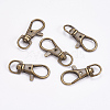 Zinc Alloy Swivel Lobster Claw Clasps PALLOY-WH0011-01AB-1