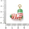 Christmas Handmade Lampwork Pendants LS-STAS-C147-03E-3