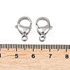 Tarnish Resistant 304 Stainless Steel Lobster Claw Clasps STAS-G035-I-5