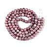 Baking Paint Glass Beads Strands DGLA-N016-8mm-04-2