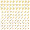 150Pcs 3 Size Brass Stud Earring Findings KK-ZZ0001-13G-1