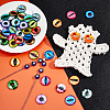   1 Bag Printed Glass Cabochons GGLA-PH0001-45C-5