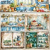 8Pcs Rustic kitchen Scrapbook Paper Pad PW-WG7EE0E-01-3