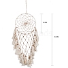 Cotton Woven Net/Web with Feather Hanging Decorations PW-WGCA9CC-01-4