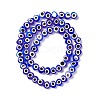 Handmade Evil Eye Lampwork Beads Strands LAMP-F023-A03-3