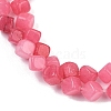 Dyed Natural Rhodonite Beads Strands G-A257-A19-01-4