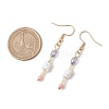 Glass Dangle Earrings EJEW-JE06277-3