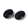 Synthetic Blue Goldstone Cabochons G-O175-15G-01-2