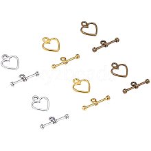 Alloy Tibetan Silver Toggle Clasps PALLOY-PH0005-57