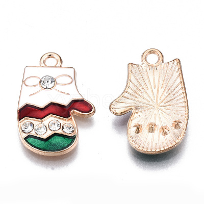 Alloy Enamel Pendants X-ENAM-Q442-032-RS-1