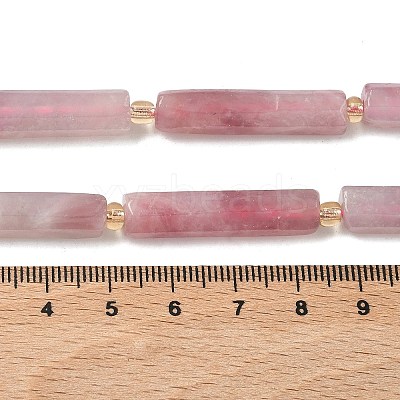 Natural Purple Madagascar Rose Quartz Beads Strands G-D353-A19-1