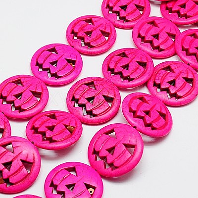 Synthetic Turquoise Beads Strands TURQ-G115-15mm-02-1