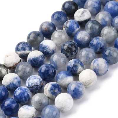 Natural Sodalite Beads Strand LS-GSR6mmC013-1