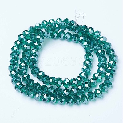 Electroplate Glass Beads Strands LS-EGLA-A034-T6mm-A18-1