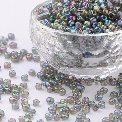(Repacking Service Available) Round Glass Seed Beads SEED-C016-4mm-172-1