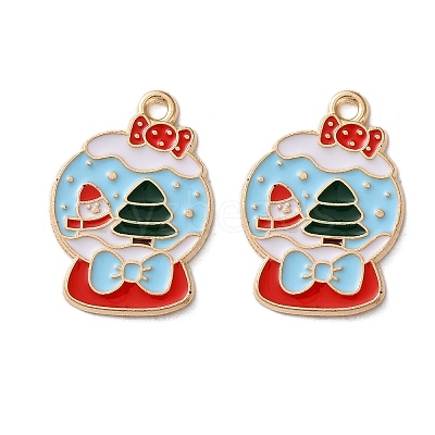 Alloy Enamel Pendants ENAM-I061-01KCG-03-1