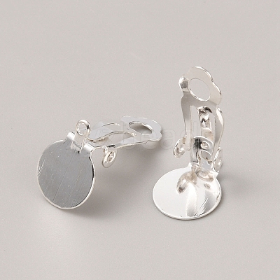 Iron Clip-on Earring Finding FIND-WH0152-540S-1
