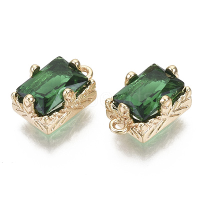 Glass Rhinestone Pendants GLAA-N038-20C-1