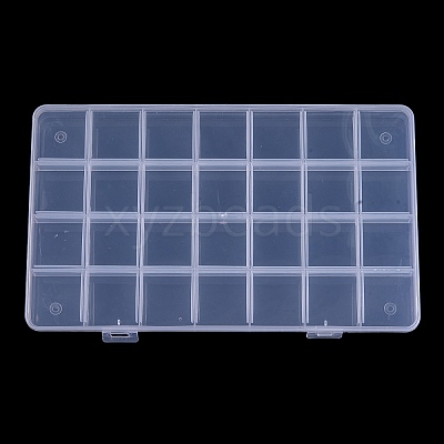 Transparent Plastic Bead Containers X1-CON-YW0001-13-1