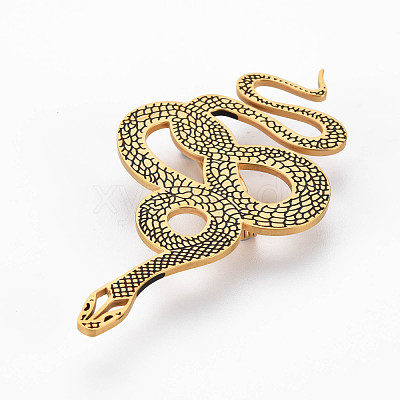 Snake Brooch JEWB-N007-009G-FF-1