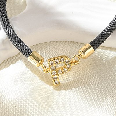 Adjustable Nylon Cord Bracelets BJEW-C096-01G-16-1