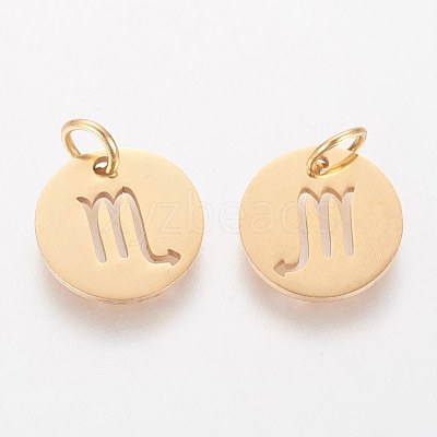304 Stainless Steel Charms STAS-Q201-T445-8G-1
