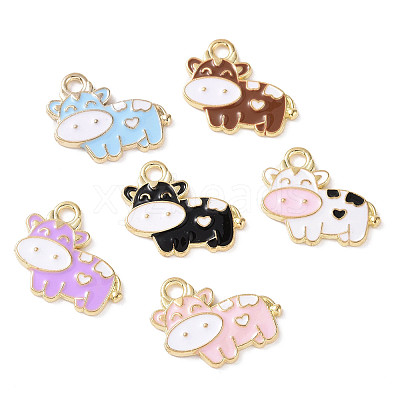 Alloy Enamel Pendants ENAM-B054-08G-1