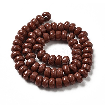 Opaque Glass Beads Strands LAMP-G156-20H-1