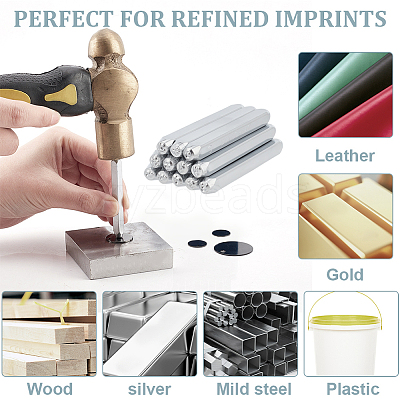 40cr Steel Stamps DIY-BC0009-43B-1