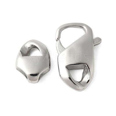 316 Surgical Stainless Steel Lobster Claw Clasps STAS-H234-10P-02-1