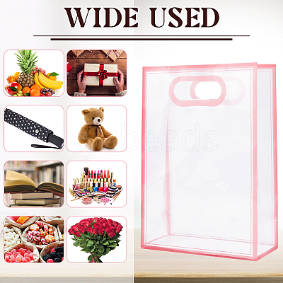 12Pcs Rectangle Plastic Gift Bags ABAG-SP0001-07A-1