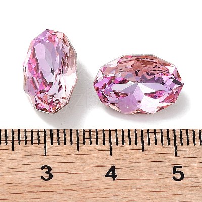 Glass Rhinestone Cabochons RGLA-G020-02B-D123-1
