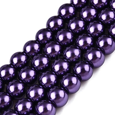 Baking Paint Glass Pearl Bead Strands HY-Q003-3mm-20-1
