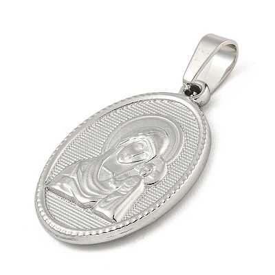 Non-Tarnish 304 Stainless Steel Pendants STAS-B071-02A-14P-1