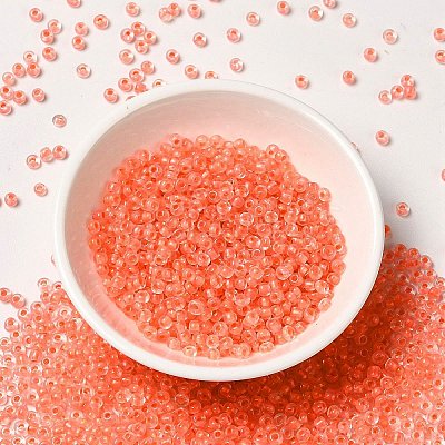 8/0 Transparent Glass Seed Beads SEED-F003-03B-11-1