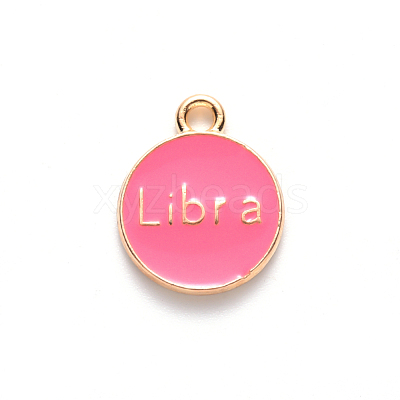 Alloy Enamel Pendants X-ENAM-S124-01A-03K-1