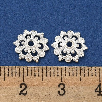 925 Sterling Silver Bead Caps STER-C007-04D-S-1