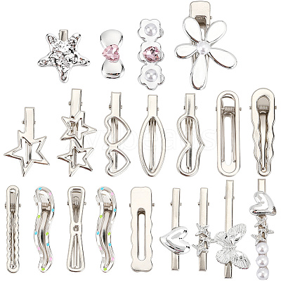 Zinc Alloy & Iron Alligator Hair Clips PHAR-SP0001-04A-1