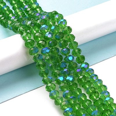 Electroplate Glass Beads Strands EGLA-A034-T8mm-L08-1
