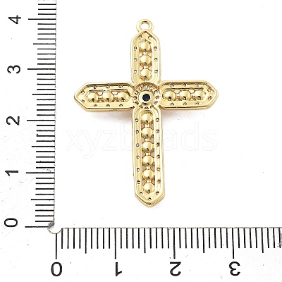 Brass Micro Pave Cubic Zirconia Pendants KK-L228-29G-1