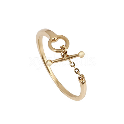 OT Clasp 925 Sterling Silver Adjustable Finger Rings for Women FS-WGD796A-01-1