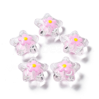 Transparent Glass Beads LAMP-H065-02E-1